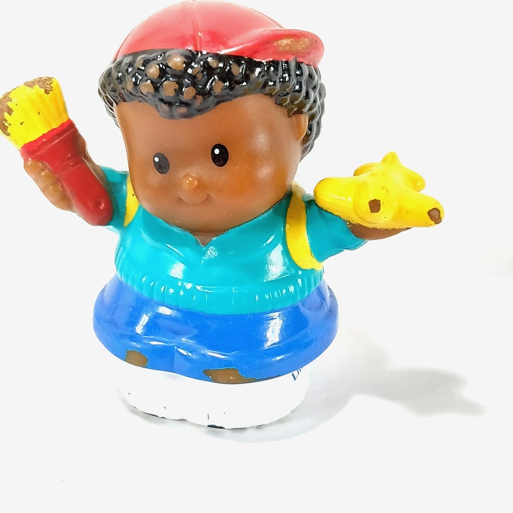 Fisher Price Little People Michael with Airplane and Paintbrush
